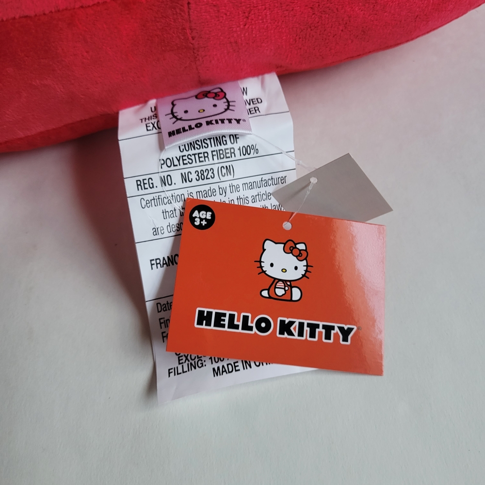 Hello Kitty Red and White Pillow - Picture 2 of 5